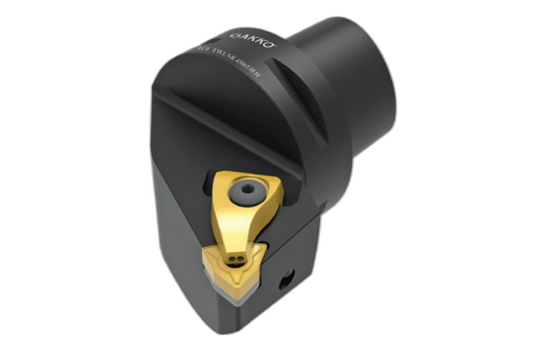 AC4 TWLNL/R 27060 08 H AKKO Monoblock-Drehhalter mit Polygonschaft, Schneidkopf kompatibel mit Capto 4