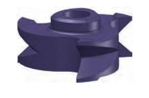 Zirkularfräsplatte - Blechfasen - Typ P25