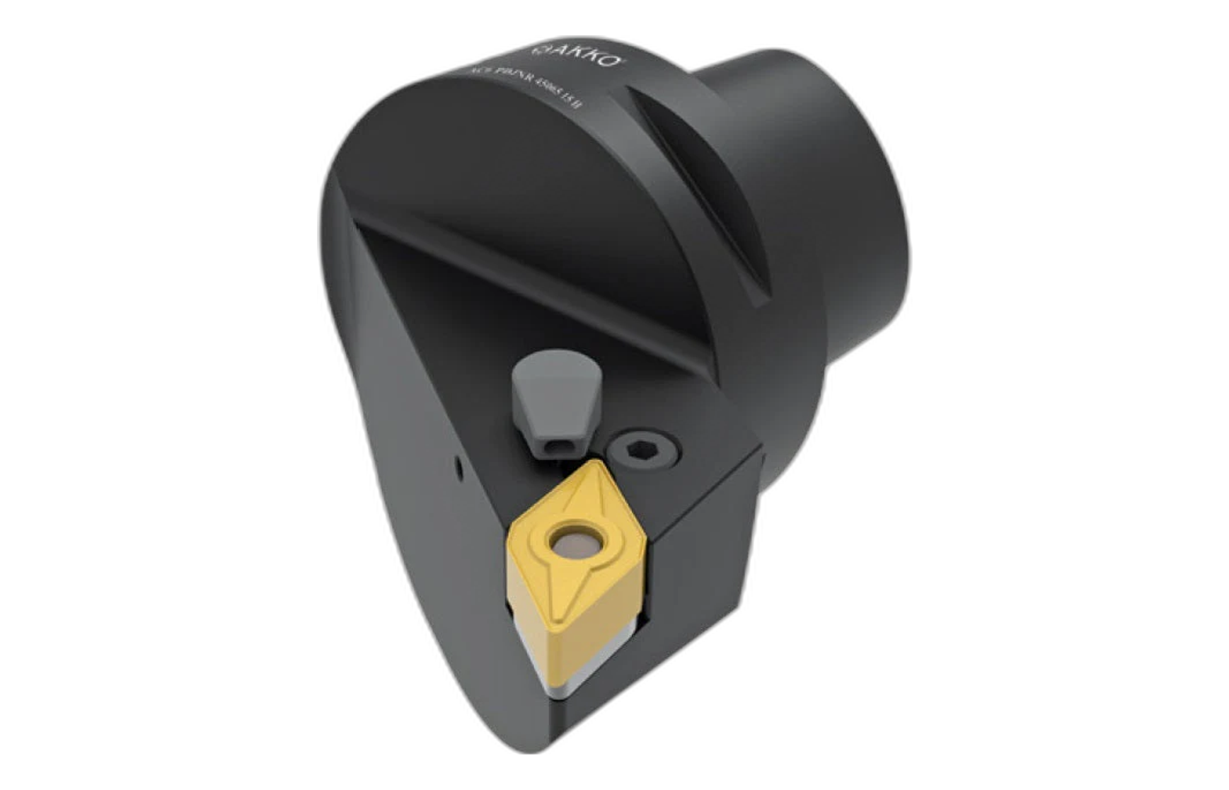 AC4 PDJNL/R 27060 15 H AKKO Monoblock-Drehhalter mit Polygonschaft, Schneidkopf kompatibel mit Capto 4