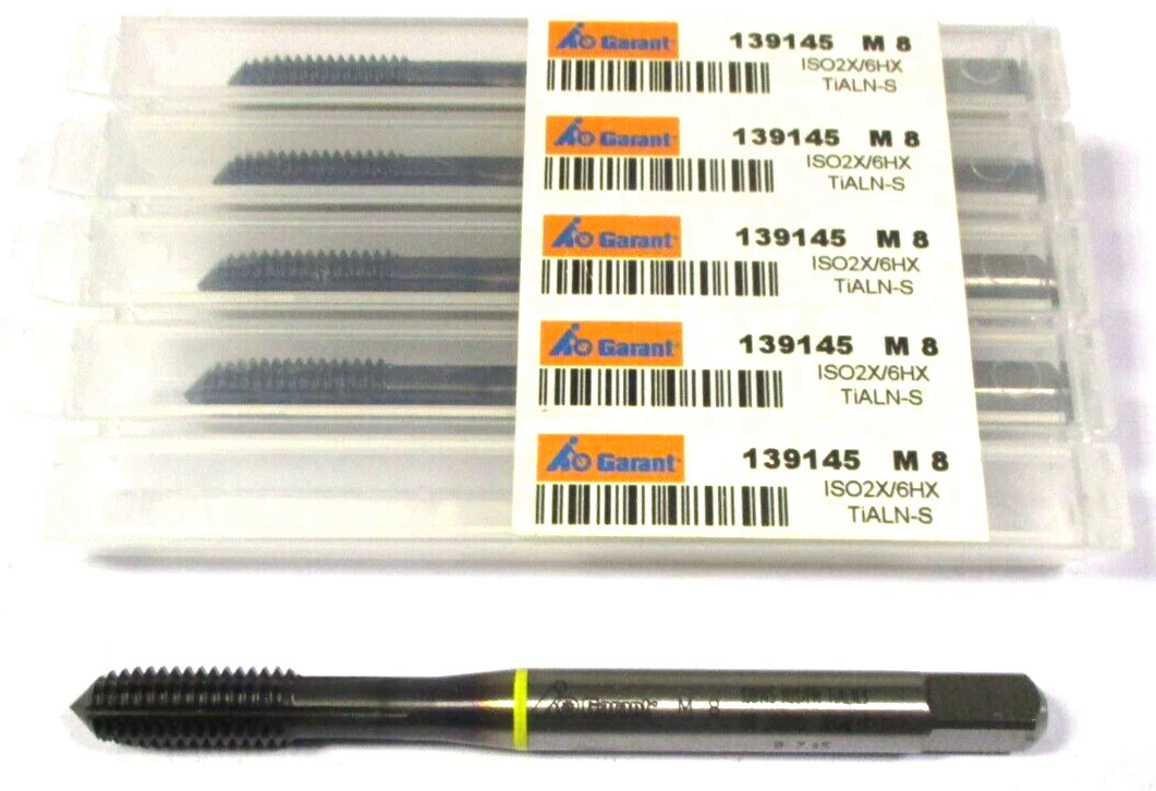 GARANT Gewindeformer HSS PM TiAlN-S M8 ISO2 6HX N° 13945 Neu P56036