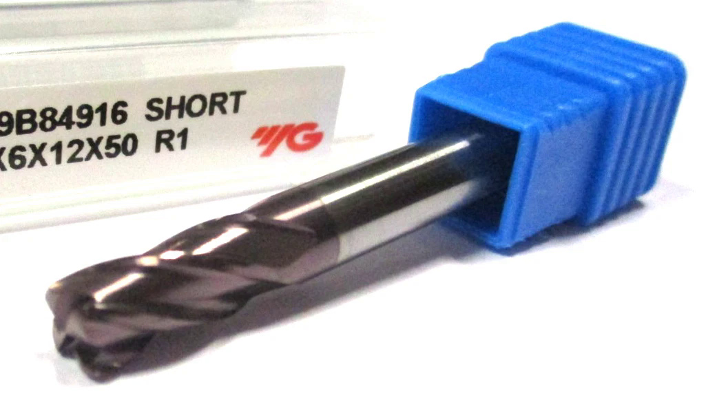 YG VHM Torusfräser Ø6 R1 x6x12x50 Z4 SchaftØ6 Neu D7289