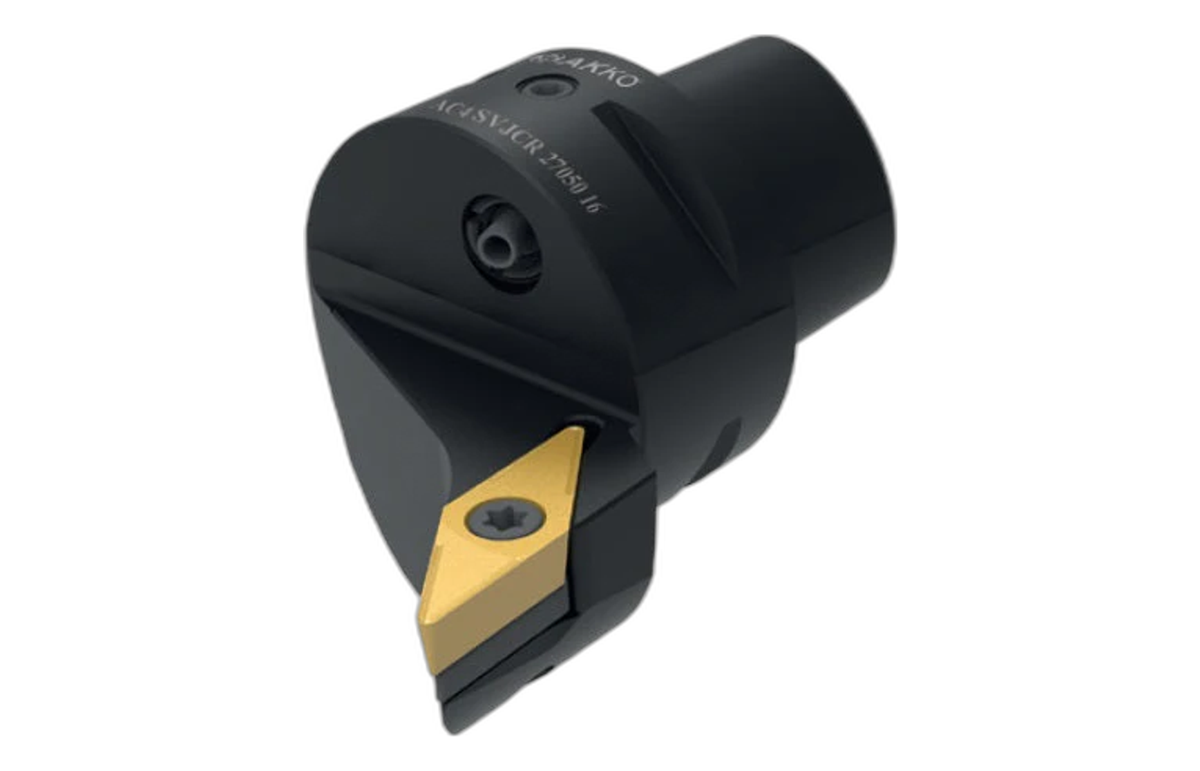 AC4 SVJCL/R 27050 11 AKKO Monoblock-Drehhalter linksmit Polygonschaft, Schneidkopf kompatibel mit Capto 4