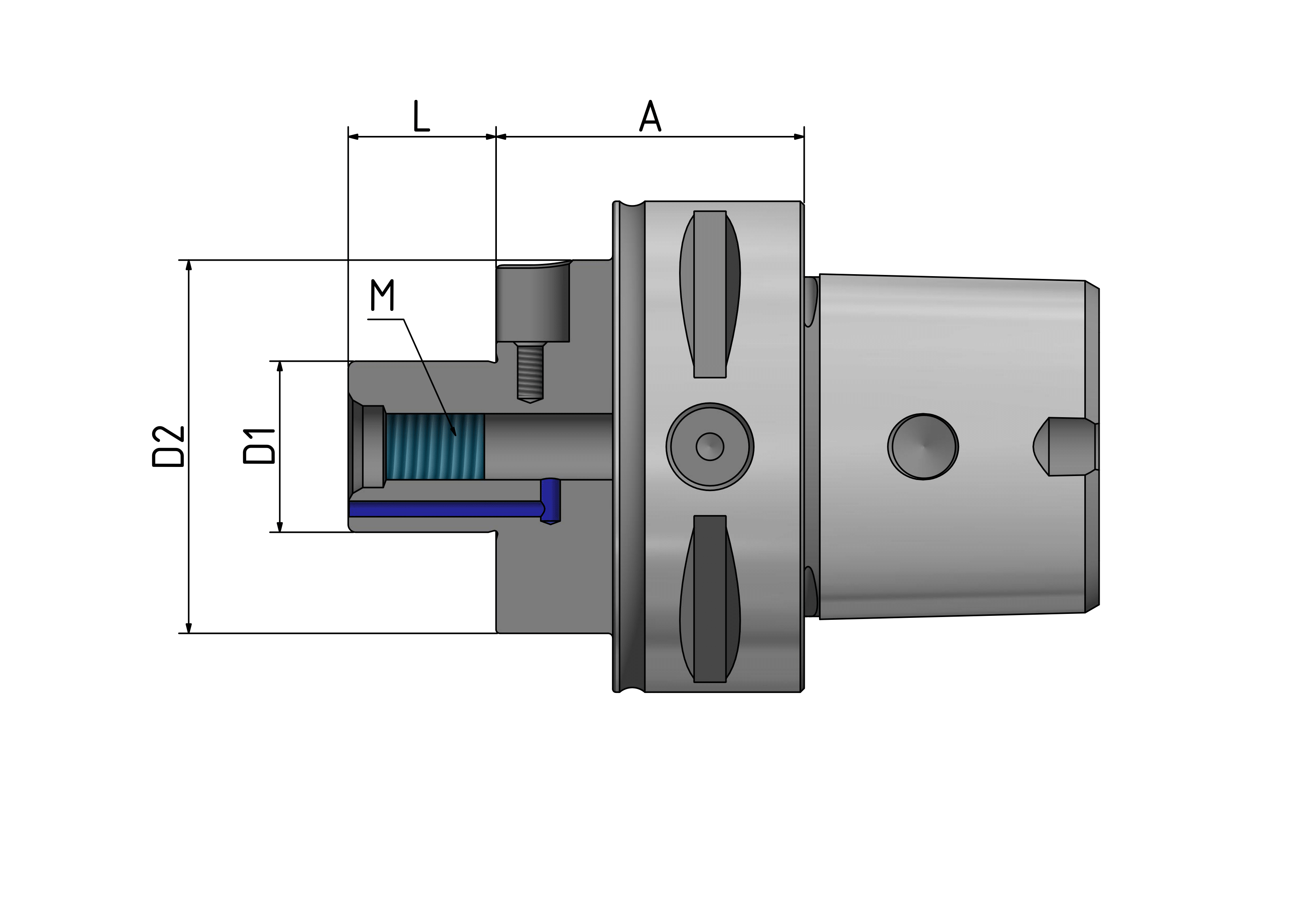 C8 - Messerkopfaufnahmen "Cool Tool"