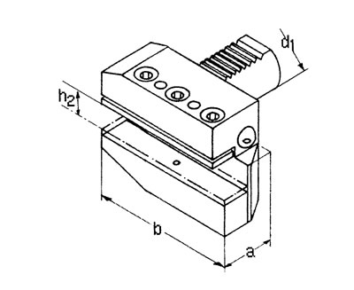 VDI Radial-Werkzeughalter - Lang - Typ B5/B6