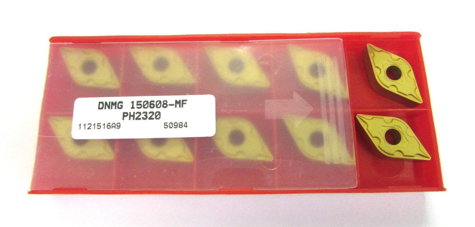 10 PALBIT Wendeplatten zum Drehen DNMG 150608 - MF PH2320 M20 TIN Neu Y2