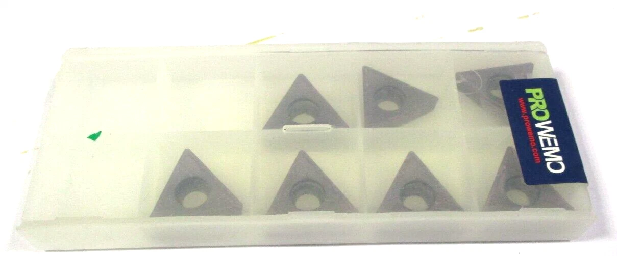 7 PROWEMO Wendeplatten zum Drehen TCMT 220408 MP PW6225 P15-30 Neu H57441