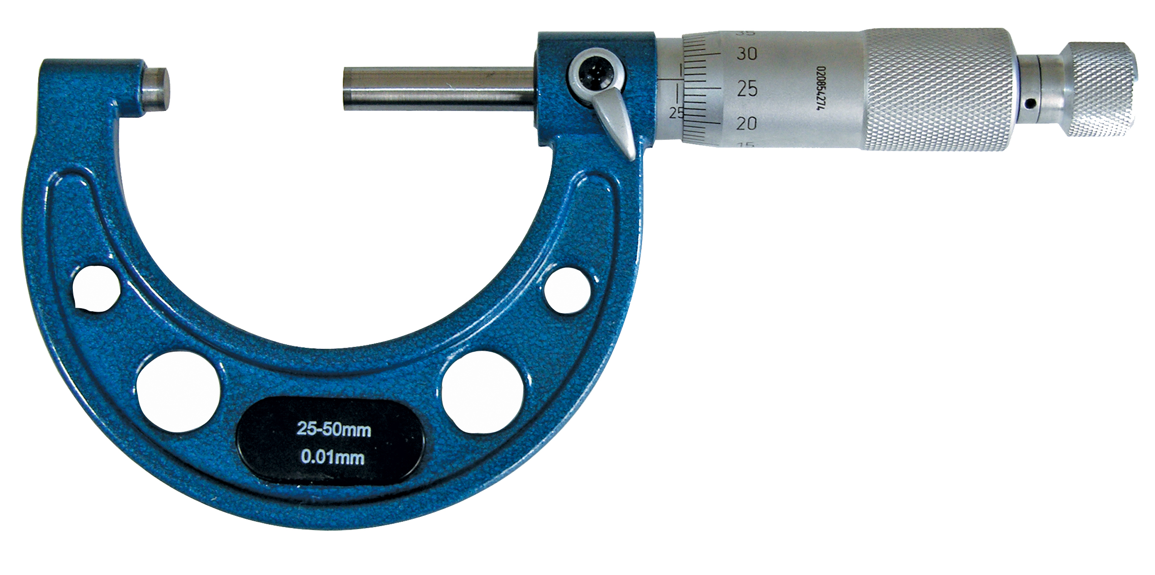 Bügelmessschraube Mikrometer 25-50 mm Bügel lackiert mit Ratsche DIN 863 