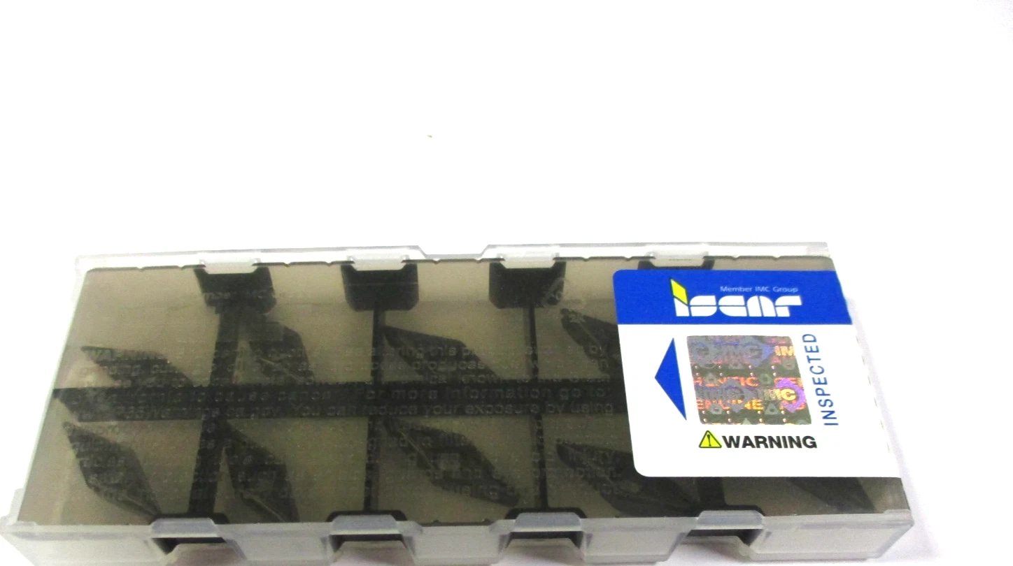 10 ISCAR Wendeplatten zum Drehen VCMT 110304 -SM IC908 Neu H62528